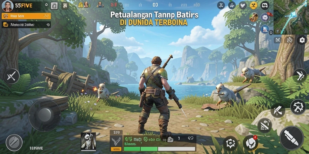 Gameplay Open World yang menakjubkan di 55FIVE.