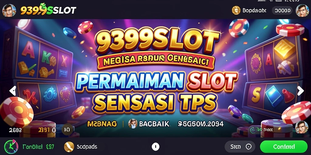 Tampilan seru dan mendebarkan dari gameplay 9399SLOT.