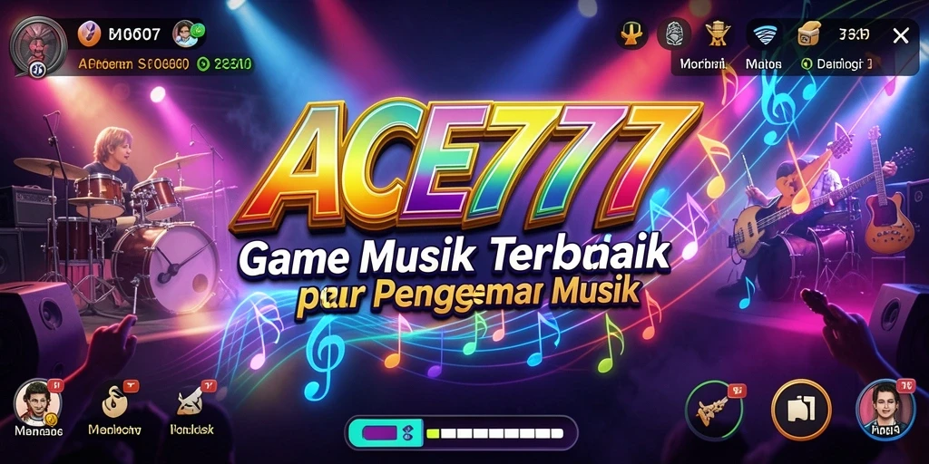 Gambaran gameplay ACE777 yang seru dengan alunan musik yang memukau.