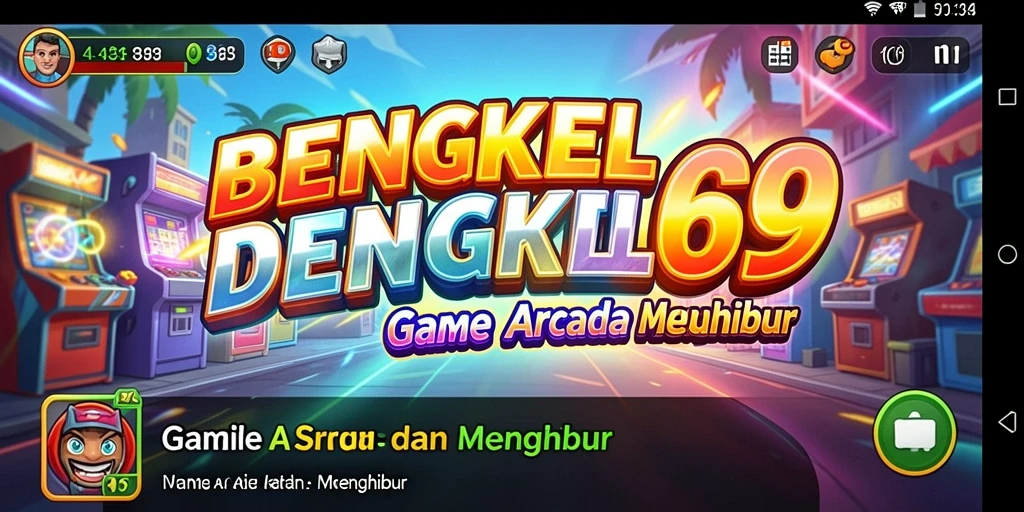 Tampilan menarik dari gameplay BENGKEL69 yang seru dan penuh warna.