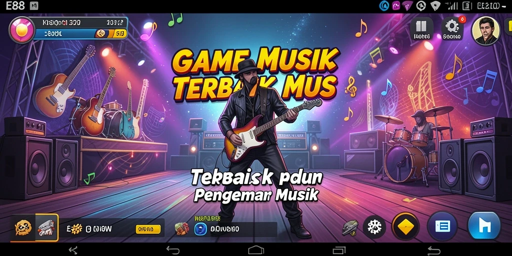 Gameplay E88 yang menarik dengan iringan musik yang menyenangkan.