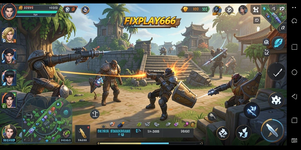 Tampilan dinamis dari permainan strategi yang memukau di FIXPLAY666.