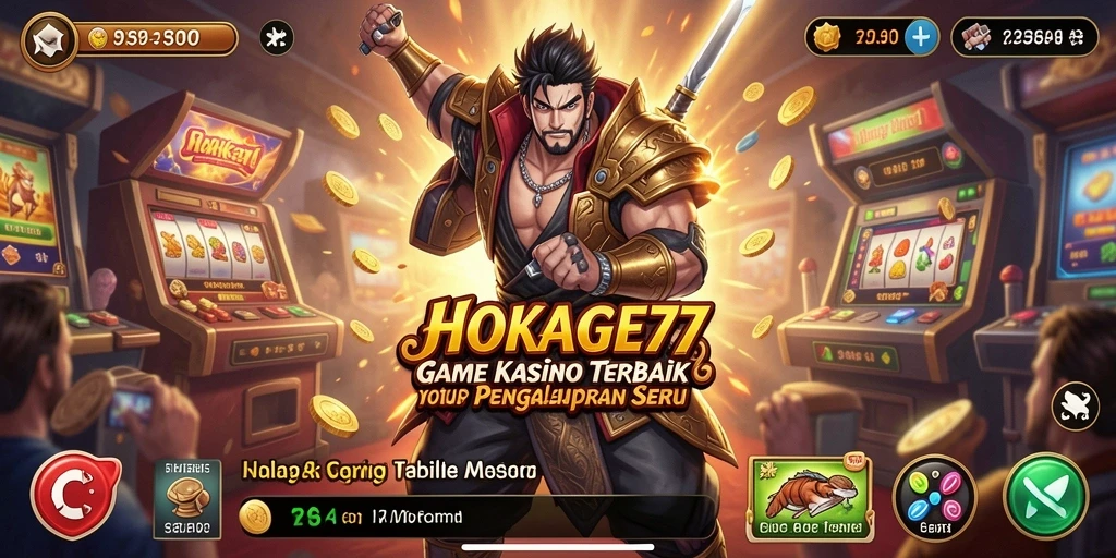 Tampilan seru dari gameplay Kasino HOKAGE77 yang menegangkan.