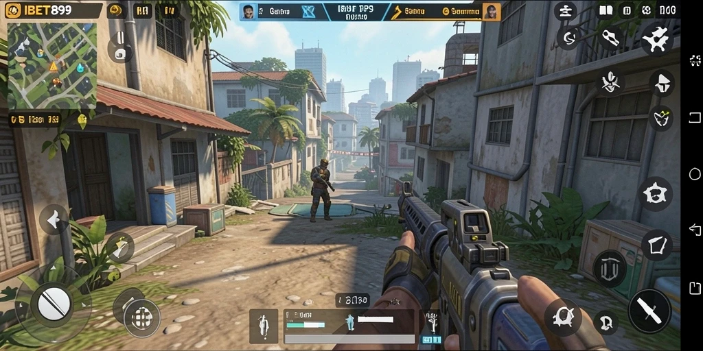 Gameplay mendebarkan di IBET899 dengan aksi tembak-menembak.