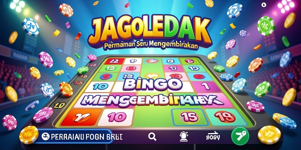 Tampilan gameplay seru di JAGOLEDAK yang menampilkan momen menarik saat bermain Bingo.