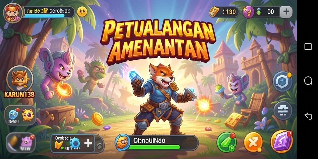Gameplay seru KARUN138 dalam petualangan arcade yang menantang.
