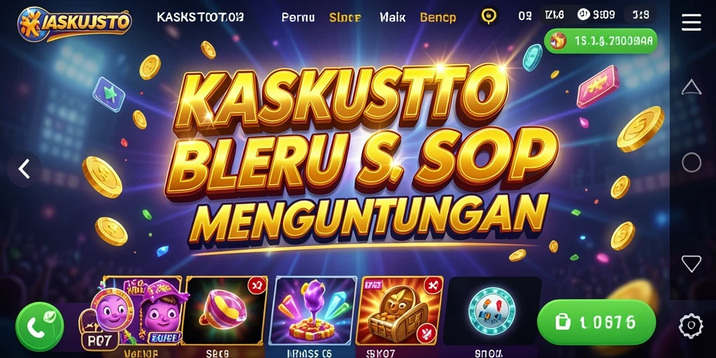 Tampilan permainan slot KASKUSTOTO yang menarik dan menghibur.