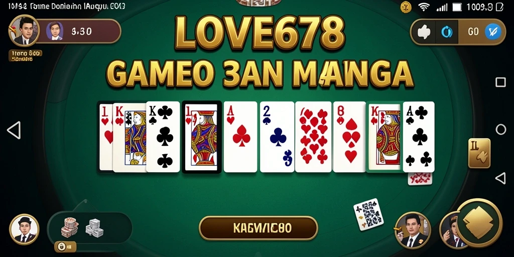 Screenshot utama LOVE678 menunjukkan gameplay domino yang menarik dan dinamis.