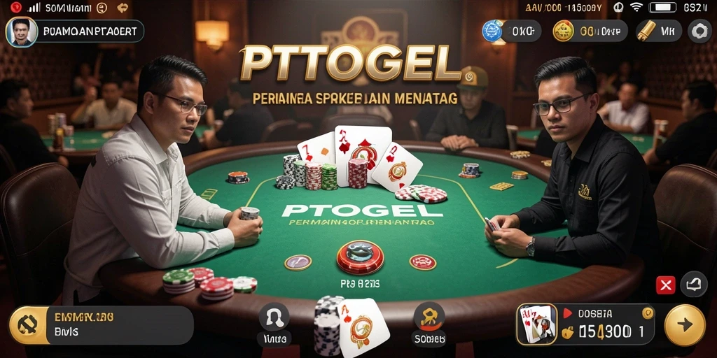 Tampilan screenshot gameplay Poker yang mengasyikkan di PTTOGEL.