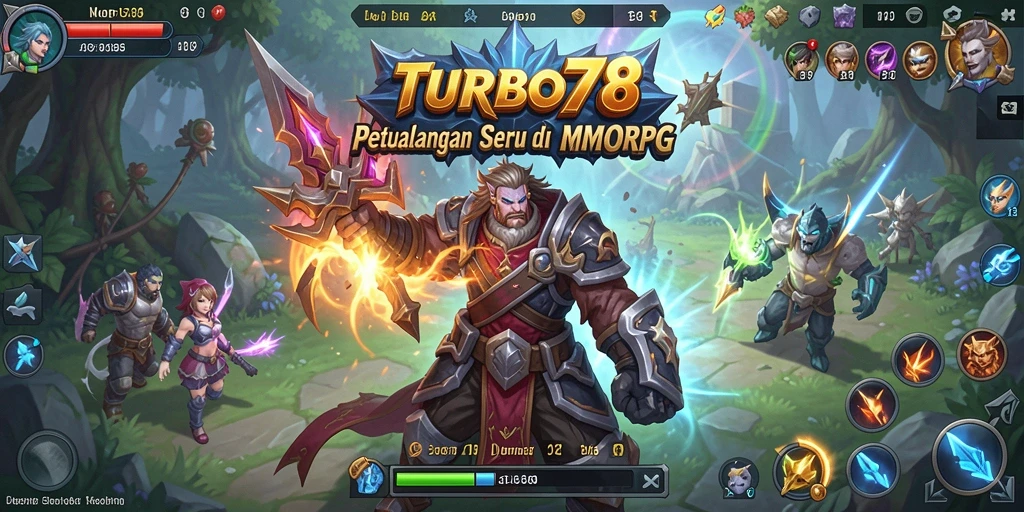 Tampilan gameplay TURBO78 yang menarik dan dinamis dalam petualangan MMORPG.