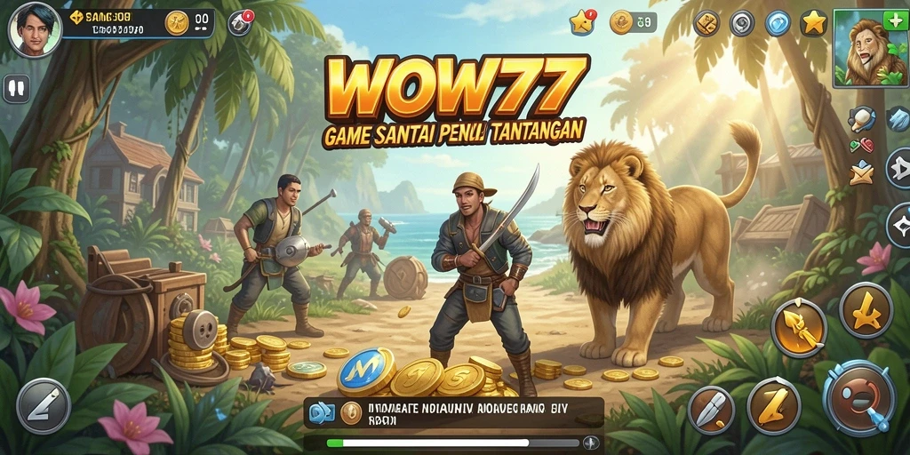 Tangkapan layar permainan WOW77 yang menunjukkan aksi gameplay Casual.